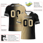 Custom Black Yellow Louisiana Personalized Authentic Football Jersey FBJ02-D028017-10