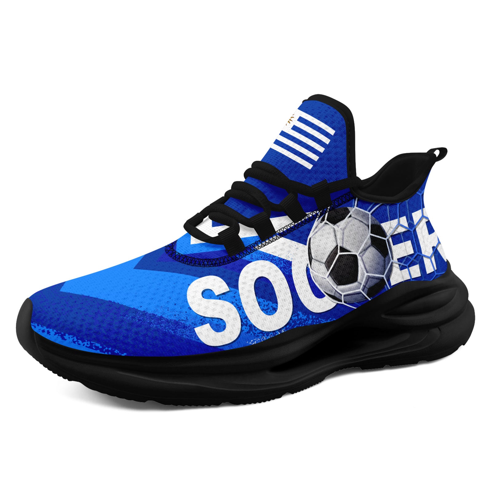 Custom Uruguay 2026 World Cup Sneakers DIY Country Flag Running Shoes Lightweight Sport Shoes Gift for Football Fans Personalized Team Name and Logo FN079-F009082-5