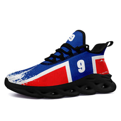 Custom 2026 World Cup Norway Sneakers DIY Country Flag Running Shoes Lightweight Sport Shoes Gift for Football Fans Personalized Team Name and Logo FN003-F027078-6
