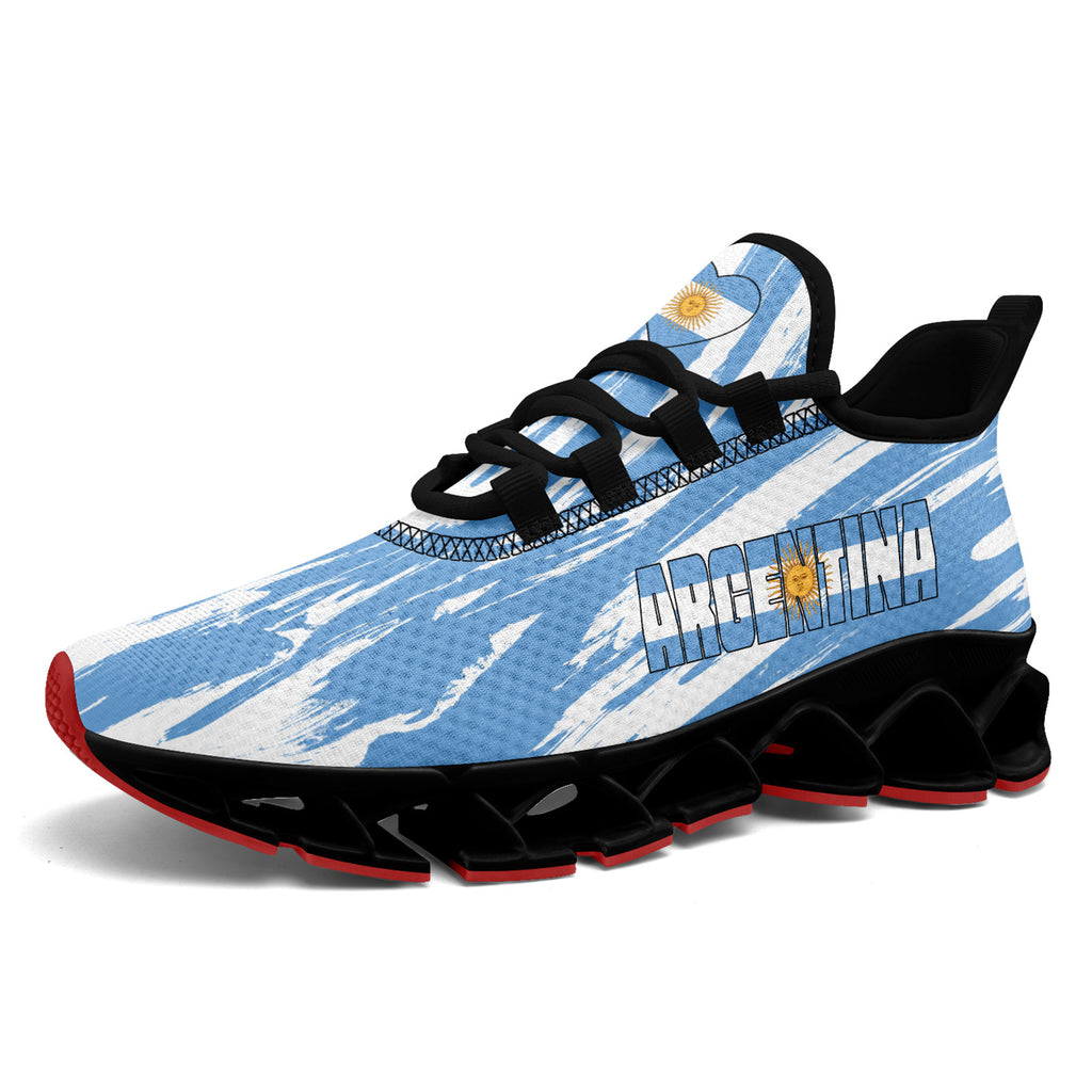 Custom 2026 World Cup Argentina Sneakers DIY Country Flag Running Shoes Lightweight Sport Shoes Gift for Football Fans Personalized Team Name and Logo FN003XD-F027046-5