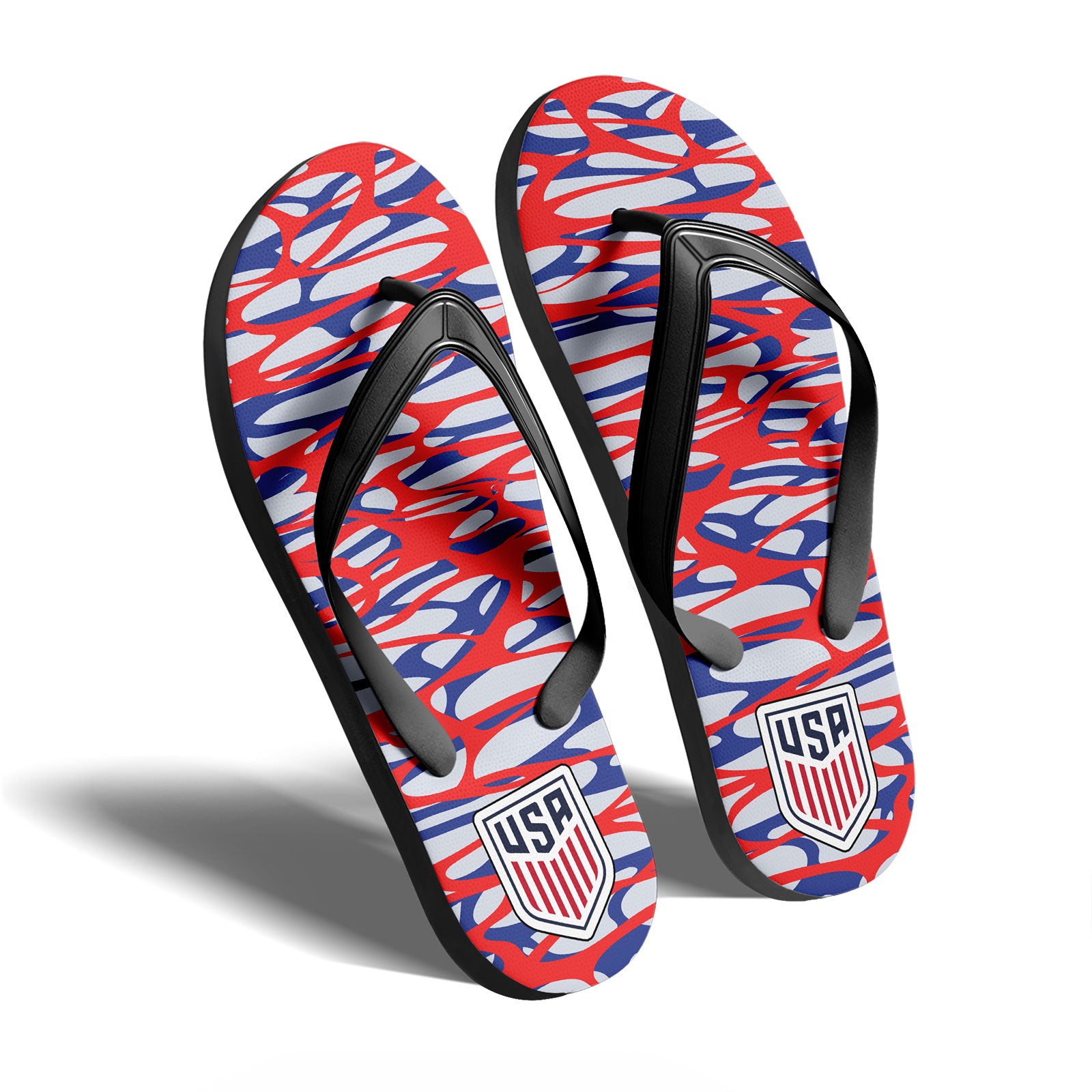 Custom United States 2026 World Cup Sneakers DIY Country Flag Running Shoes Lightweight Sport Shoes Gift for Football Fans Personalized Team Name and Logo FN058-F028041-14