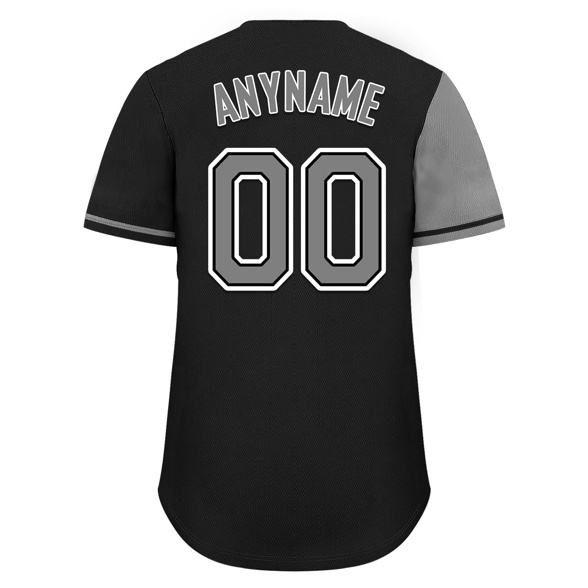 Custom Gray Black Skull Fashion Personalized Authentic Baseball Jersey BSBJ01-D017160