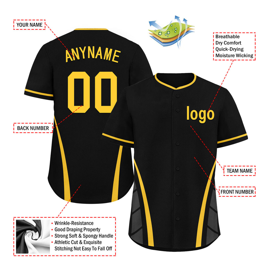 Custom Pennsylvania Personalized Authentic Baseball Jersey BSBJ01-E06042-22Q