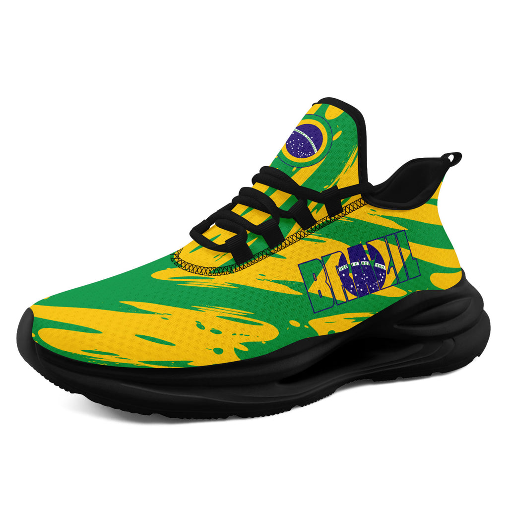 Custom 2026 World Cup Brazil Sneakers DIY Country Flag Running Shoes Lightweight Sport Shoes Gift for Football Fans Personalized Team Name and Logo FN079-F027049-5