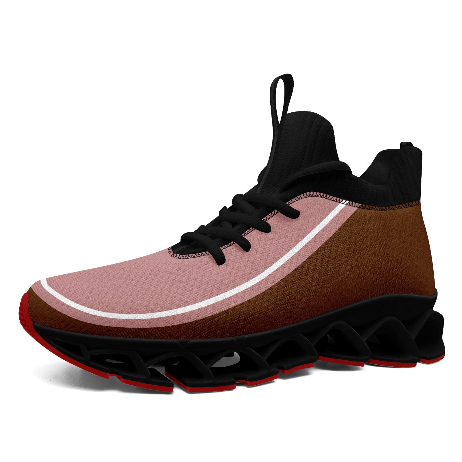 Custom Dark Pink Brown Maxsoul Shoes Personalized Sneaker FN030XD-D020388-18