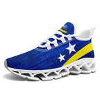 Custom Curaçao 2026 World Cup Sneakers DIY Country Flag Running Shoes Lightweight Sport Shoes Gift for Football Fans Personalized Team Name and Logo FN003XD-F009091-2