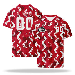 Custom 2026 World Cup Austria High Quality Soccer Stadium Version Jersey Sneakers Sports Shoes and Hat Combo Offer Personalized Team Name and Logo ZH-F027104-3