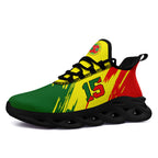 Custom 2026 World Cup Portugal Sneakers DIY Country Flag Running Shoes Lightweight Sport Shoes Gift for Football Fans Personalized Team Name and Logo FN003-F023081-1