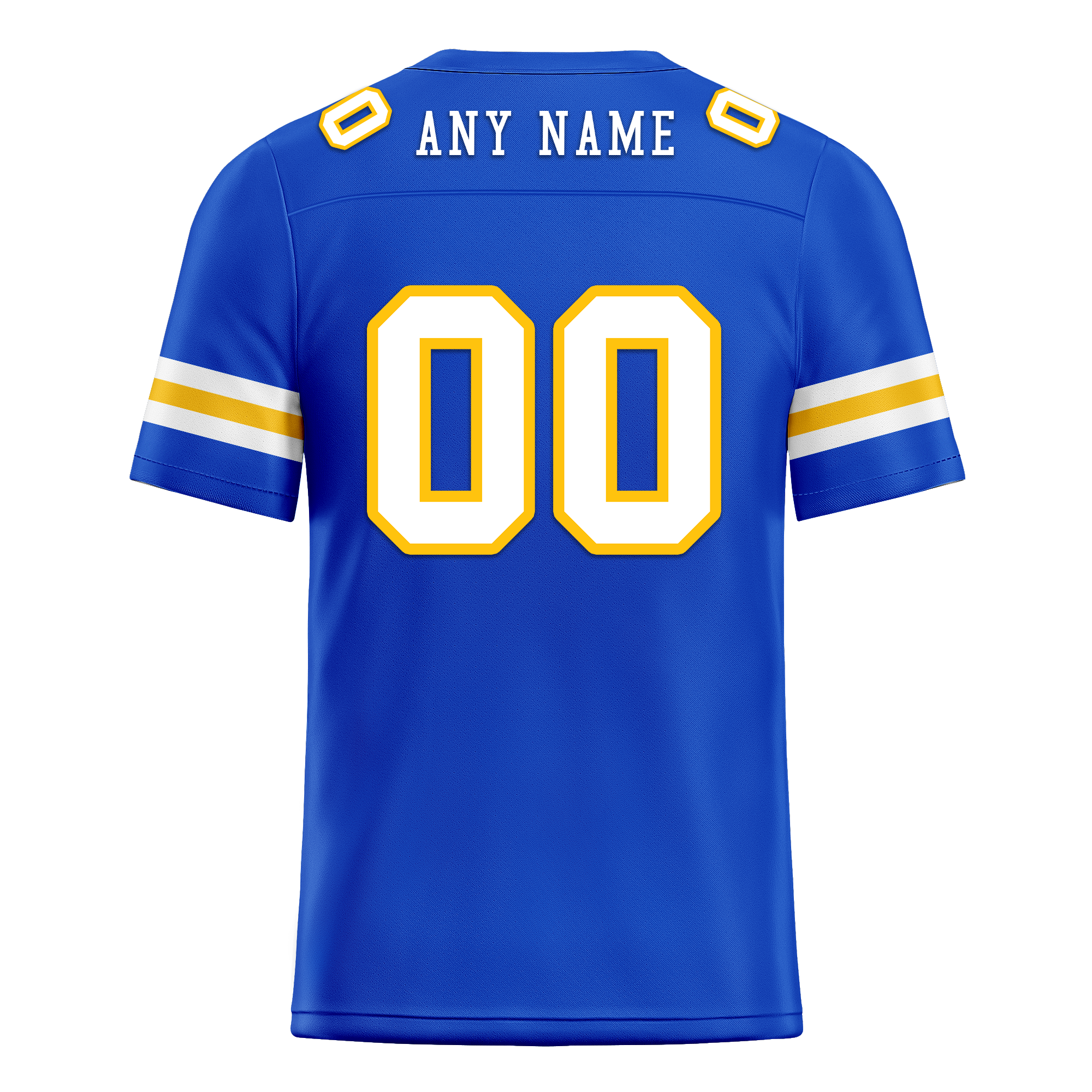 Custom Blue Classic Style Personalized Authentic Football Jersey FBJ02-bd0a70bb