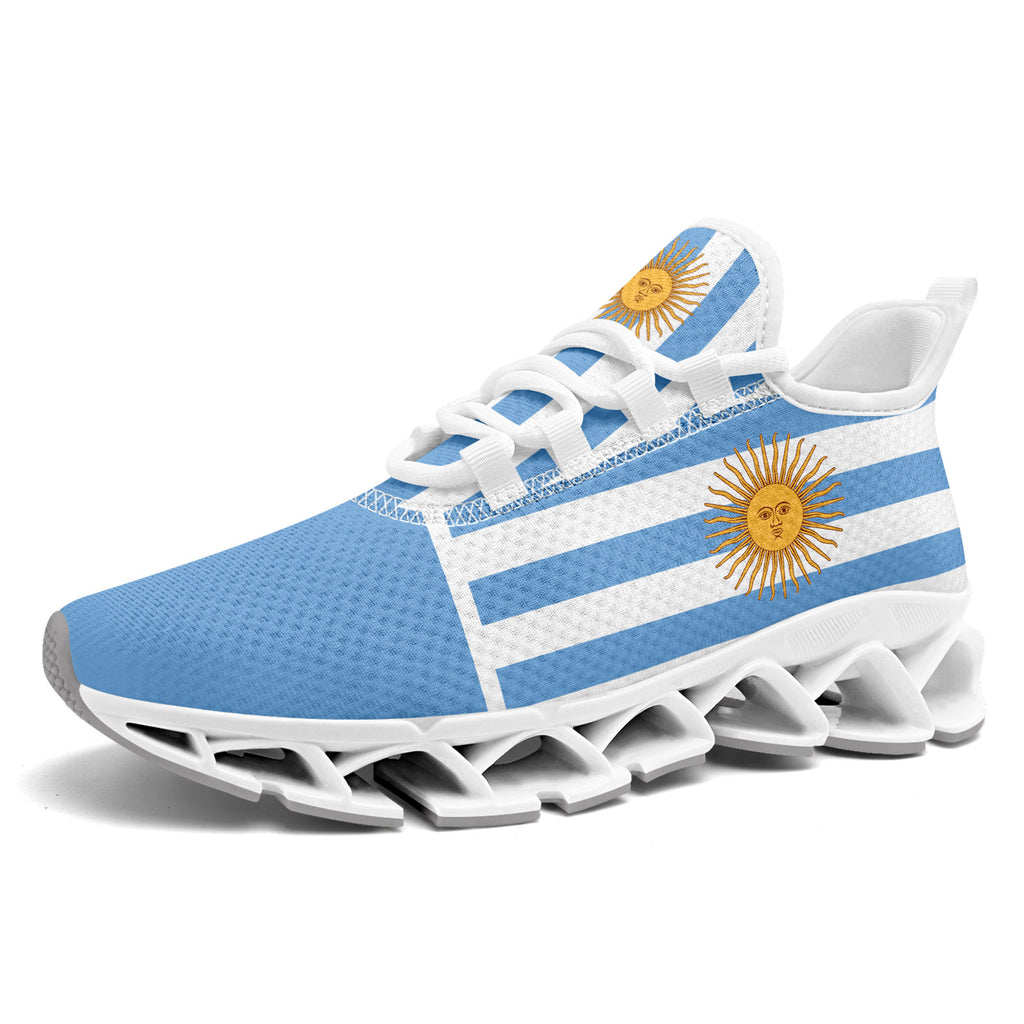 Custom 2026 World Cup Argentina Sneakers DIY Country Flag Running Shoes Lightweight Sport Shoes Gift for Football Fans Personalized Team Name and Logo FN003XD-F027046-2