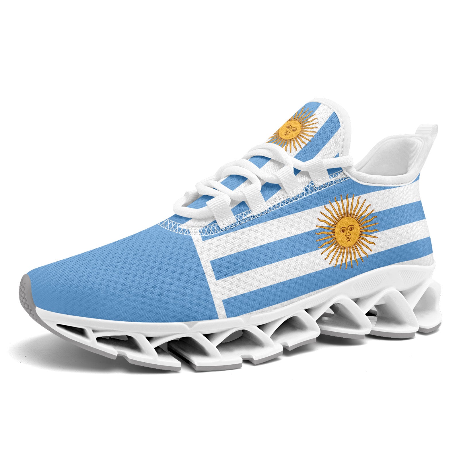 Custom 2026 World Cup Argentina Sneakers DIY Country Flag Running Shoes Lightweight Sport Shoes Gift for Football Fans Personalized Team Name and Logo FN003XD-F027046-2