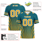 Custom Blue Black Florida Personalized Authentic Football Jersey FBJ02-D023033-16