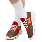Custom Morocco 2026 World Cup Sneakers DIY Country Flag Running Shoes Lightweight Sport Shoes Gift for Football Fans Personalized Team Name and Logo FN003-F009115-7