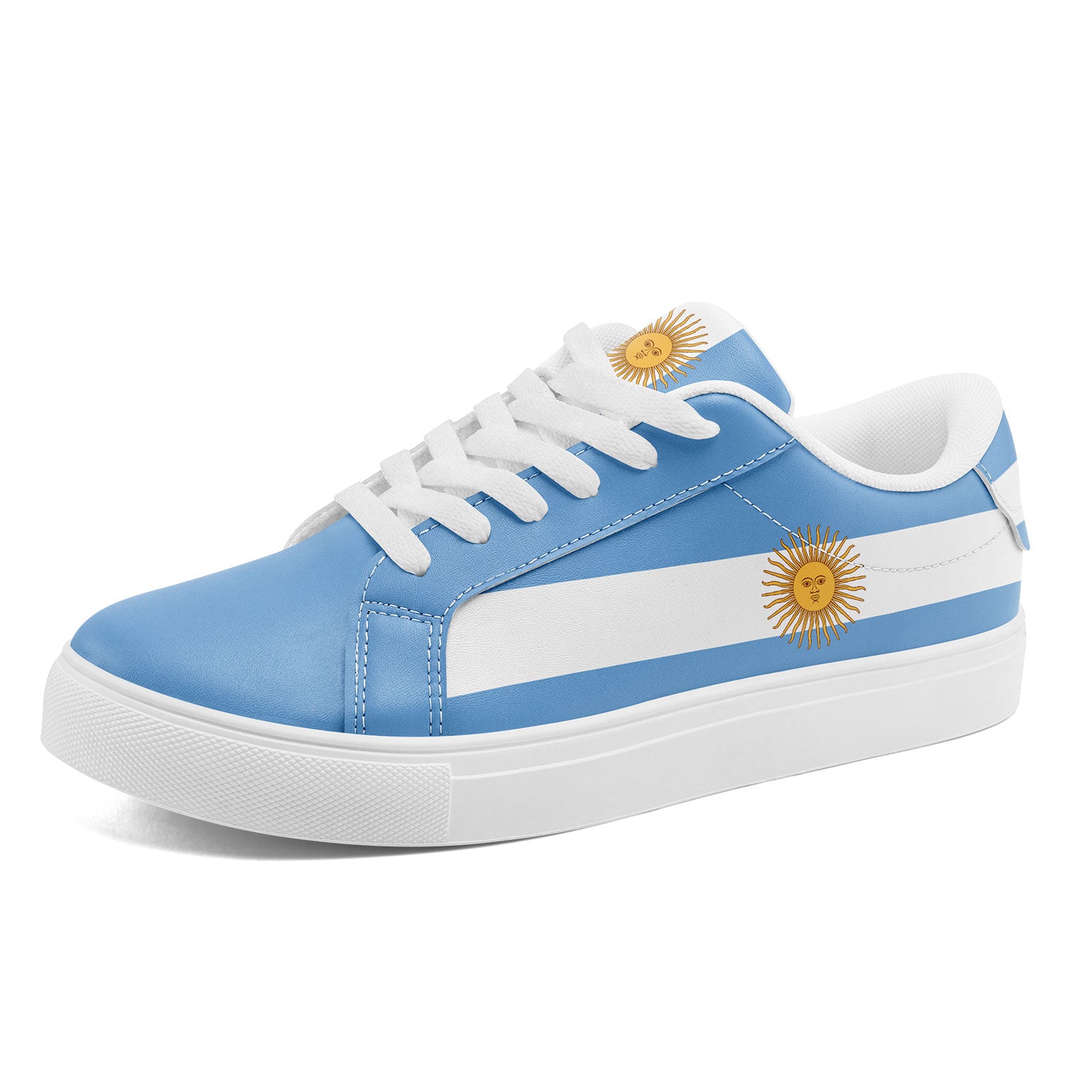 Custom 2026 World Cup Argentina Sneakers DIY Country Flag Running Shoes Lightweight Sport Shoes Gift for Football Fans Personalized Team Name and Logo FN023-F027051-1