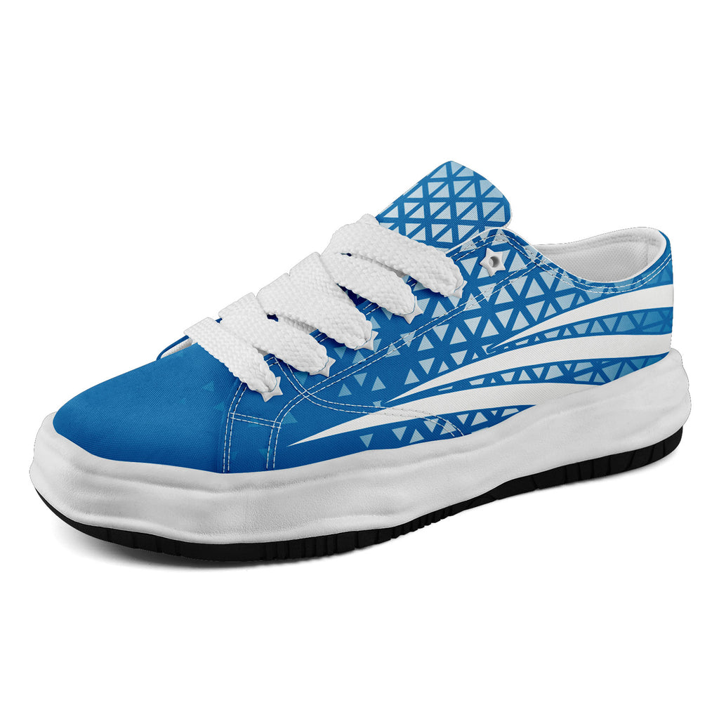 Custom Blue White Michigan Football Jersey and Sports Shoes Combo Offer Personalized Combo ZH-D023031-11