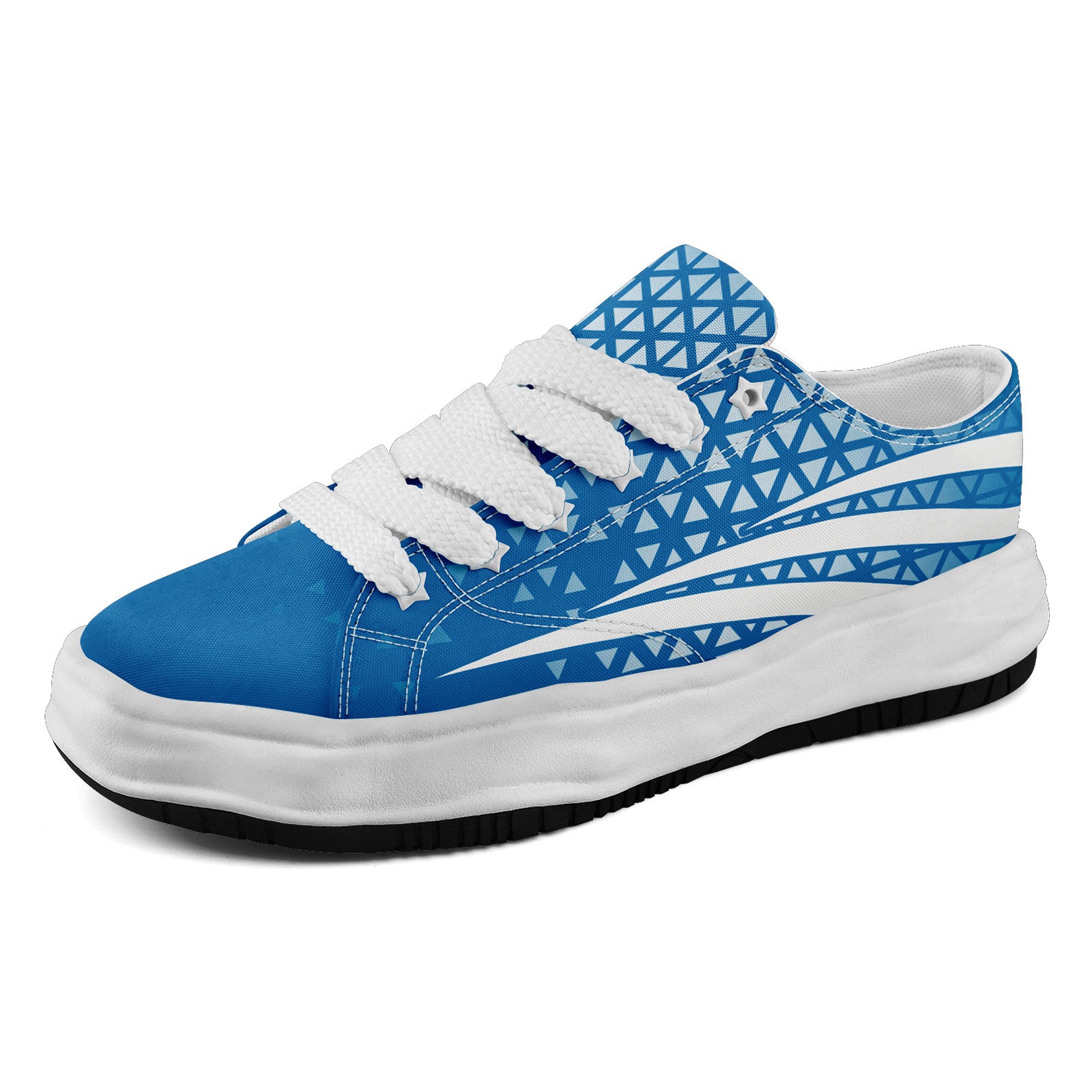 Custom Blue White Michigan Football Jersey and Sports Shoes Combo Offer Personalized Combo ZH-D023031-11