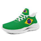 Custom 2026 World Cup Brazil Sneakers DIY Country Flag Running Shoes Lightweight Sport Shoes Gift for Football Fans Personalized Team Name and Logo FN079-F027049-1
