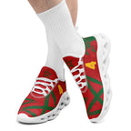 Custom Morocco 2026 World Cup Sneakers DIY Country Flag Running Shoes Lightweight Sport Shoes Gift for Football Fans Personalized Team Name and Logo FN003-F009115-9