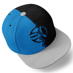 Custom Blue Black North Carolina Hat Sport Design Cap Stitched Adjustable Personalized PR067B-D028017-3