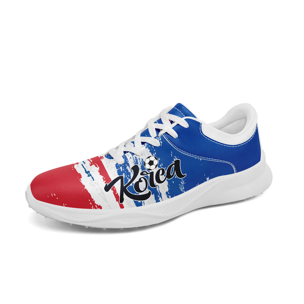 Custom South Korea 2026 World Cup Sneakers DIY Country Flag Running Shoes Lightweight Sport Shoes Gift for Football Fans Personalized Team Name and Logo FN062-F009110-2