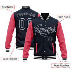 Custom Raglan Sleeves Jacket Bomber Full-Snap Varsity Letterman Personalized Jacket FZ005-D025002-8