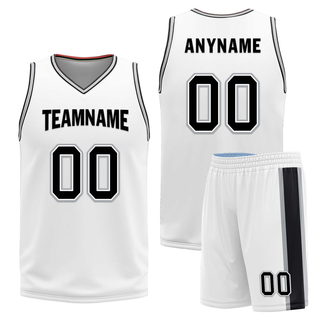 Custom Glacier Blue Brown Red San Antonio City Edition Personalized Reversible Basketball Set Sports Basketball Jersey BBJ01R-D0610-27-COOLMAX