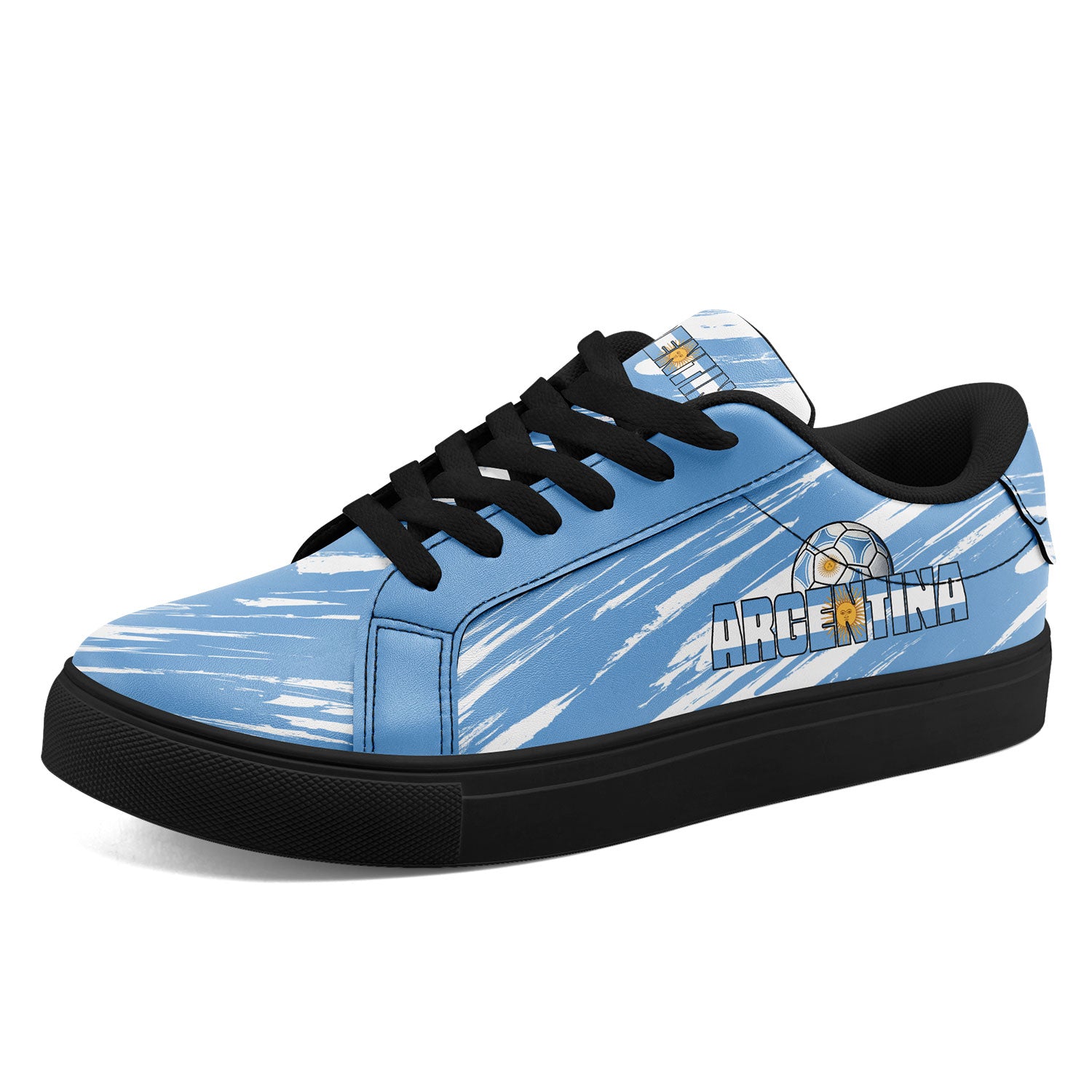 Custom 2026 World Cup Argentina Sneakers DIY Country Flag Running Shoes Lightweight Sport Shoes Gift for Football Fans Personalized Team Name and Logo FN023-F027051-4