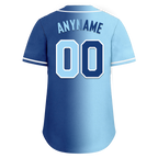 Custom Blue Gradient Fashion Personalized Authentic Baseball Jersey BSBJ01-D0a7078