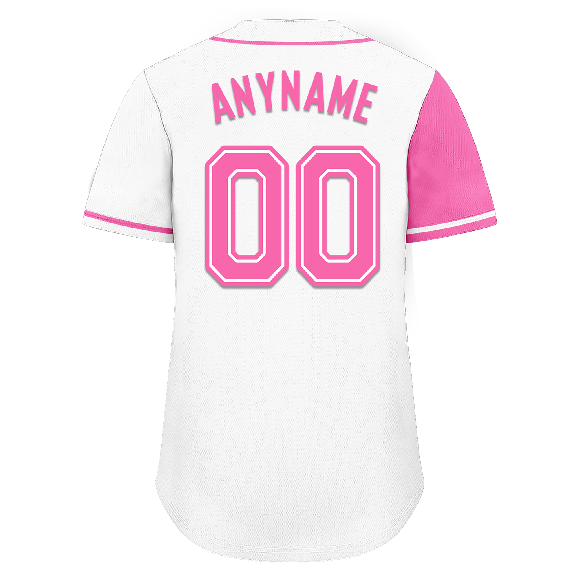 Custom Pink White Skull Fashion Personalized Authentic Baseball Jersey BSBJ01-D017151