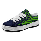 Custom Blue White Washington Football Jersey and Sports Shoes Combo Offer Personalized Combo ZH-D023031-27