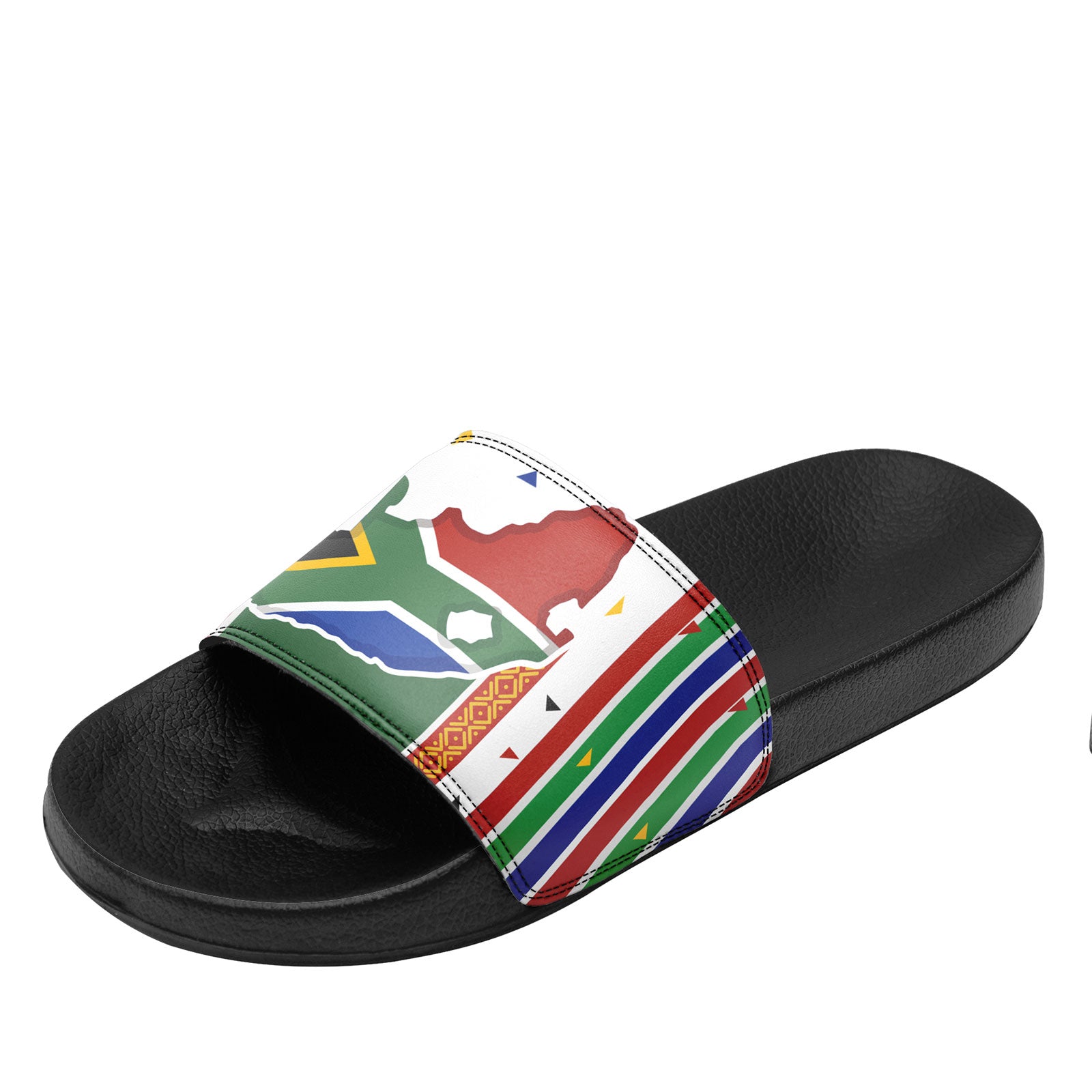 Custom Republic of South Africa 2026 World Cup Sneakers DIY Country Flag Running Shoes Lightweight Sport Shoes Gift for Football Fans Personalized Team Name and Logo FN056-F020032-3