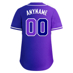 Custom Purple Blue Gradient Fashion Personalized Authentic Baseball Jersey BSBJ01-D0a7a0b