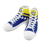 Custom Curaçao 2026 World Cup Sneakers DIY Country Flag Running Shoes Lightweight Sport Shoes Gift for Football Fans Personalized Team Name and Logo FN024-F009098-5