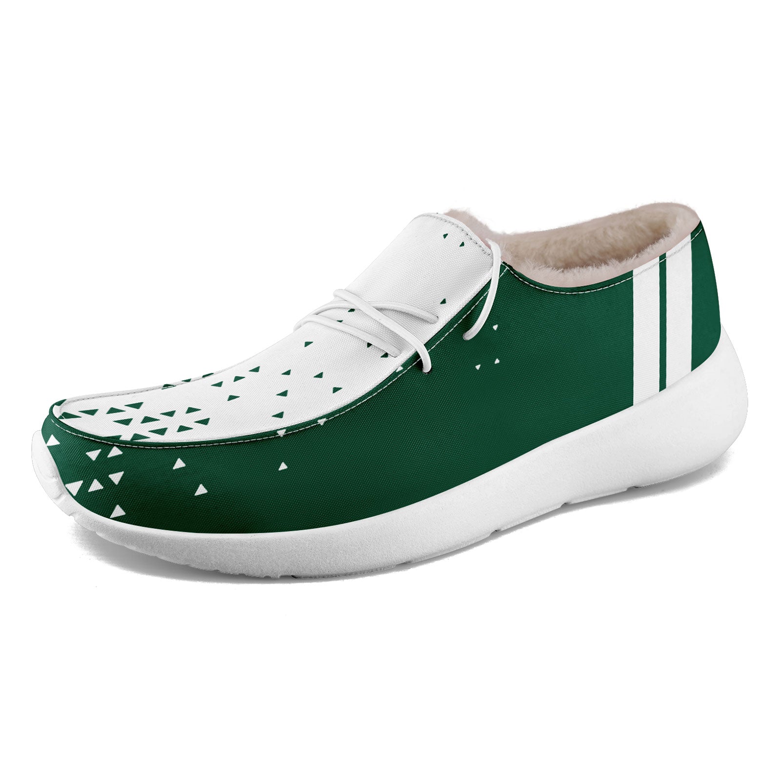 Custom Green White New York Shoes Personalized Sneaker FN042-D020279-28