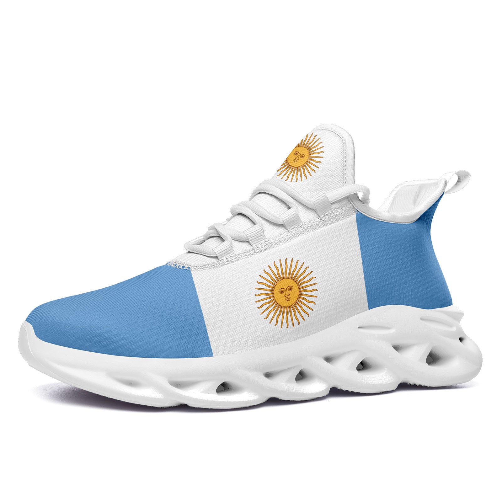 Custom 2026 World Cup Argentina Sneakers DIY Country Flag Running Shoes Lightweight Sport Shoes Gift for Football Fans Personalized Team Name and Logo FN027-F027044-1
