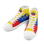Custom Ecuador 2026 World Cup Sneakers DIY Country Flag Running Shoes Lightweight Sport Shoes Gift for Football Fans Personalized Team Name and Logo FN024-F009099-5