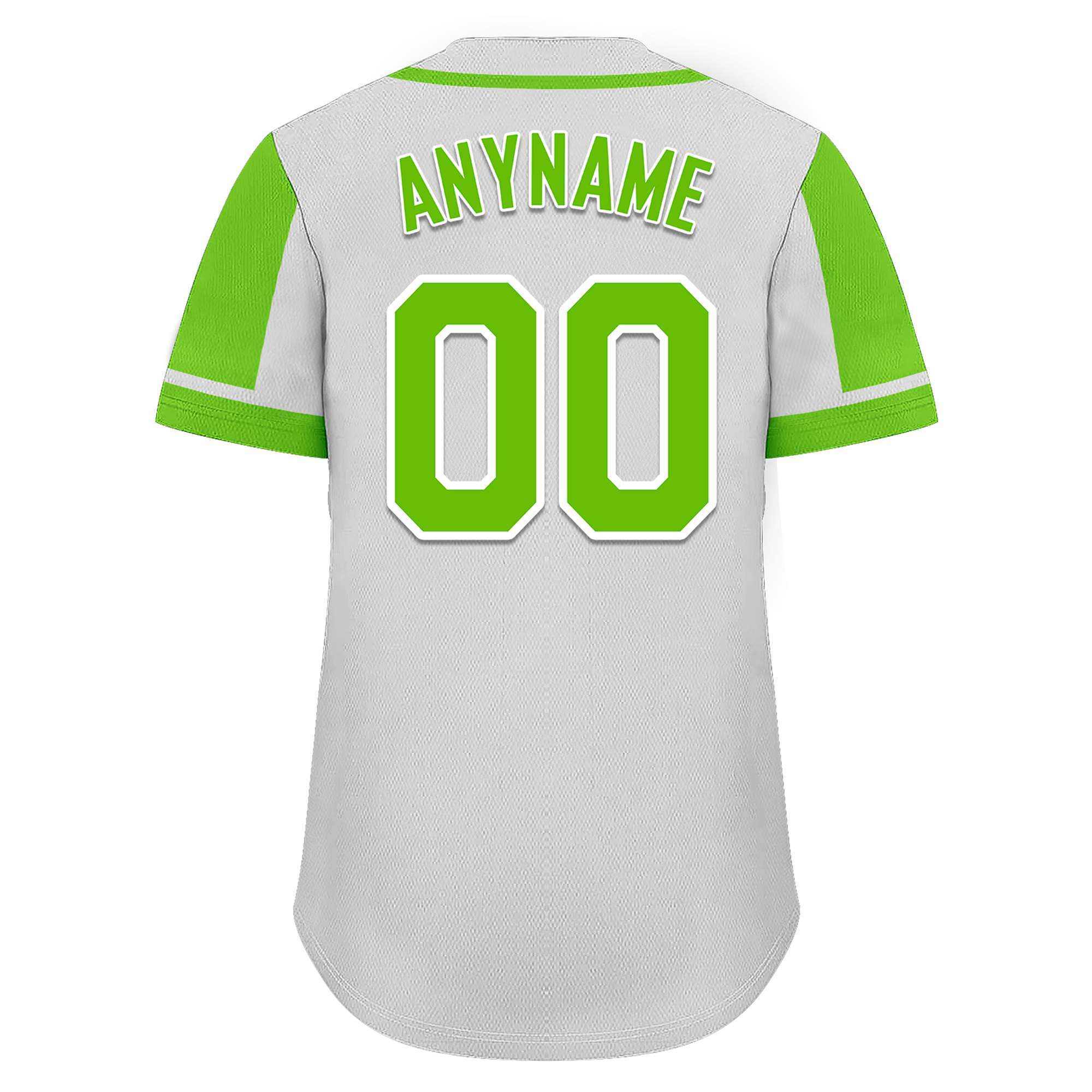 Custom Gray Green Raglan Sleeves Personalized Authentic Baseball Jersey BSBJ01-D017190