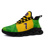 Custom 2026 World Cup Brazil Sneakers DIY Country Flag Running Shoes Lightweight Sport Shoes Gift for Football Fans Personalized Team Name and Logo FN003-F027077-3