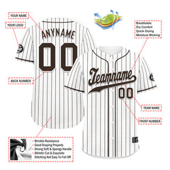 Custom Stripe Fashion Personalized Authentic Baseball Jersey BSBJ01-E025078-9