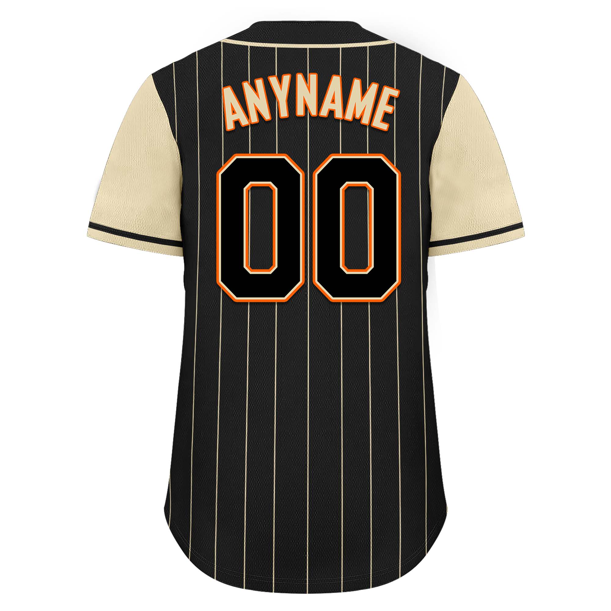 Custom Black Yellow Stripe Fashion Personalized Authentic Baseball Jersey BSBJ01-D017237