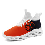 Custom Deep Blue Orange Illinois MaxSoul Shoes and Hat Combo Offer Personalized Combo ZH-D028017-4