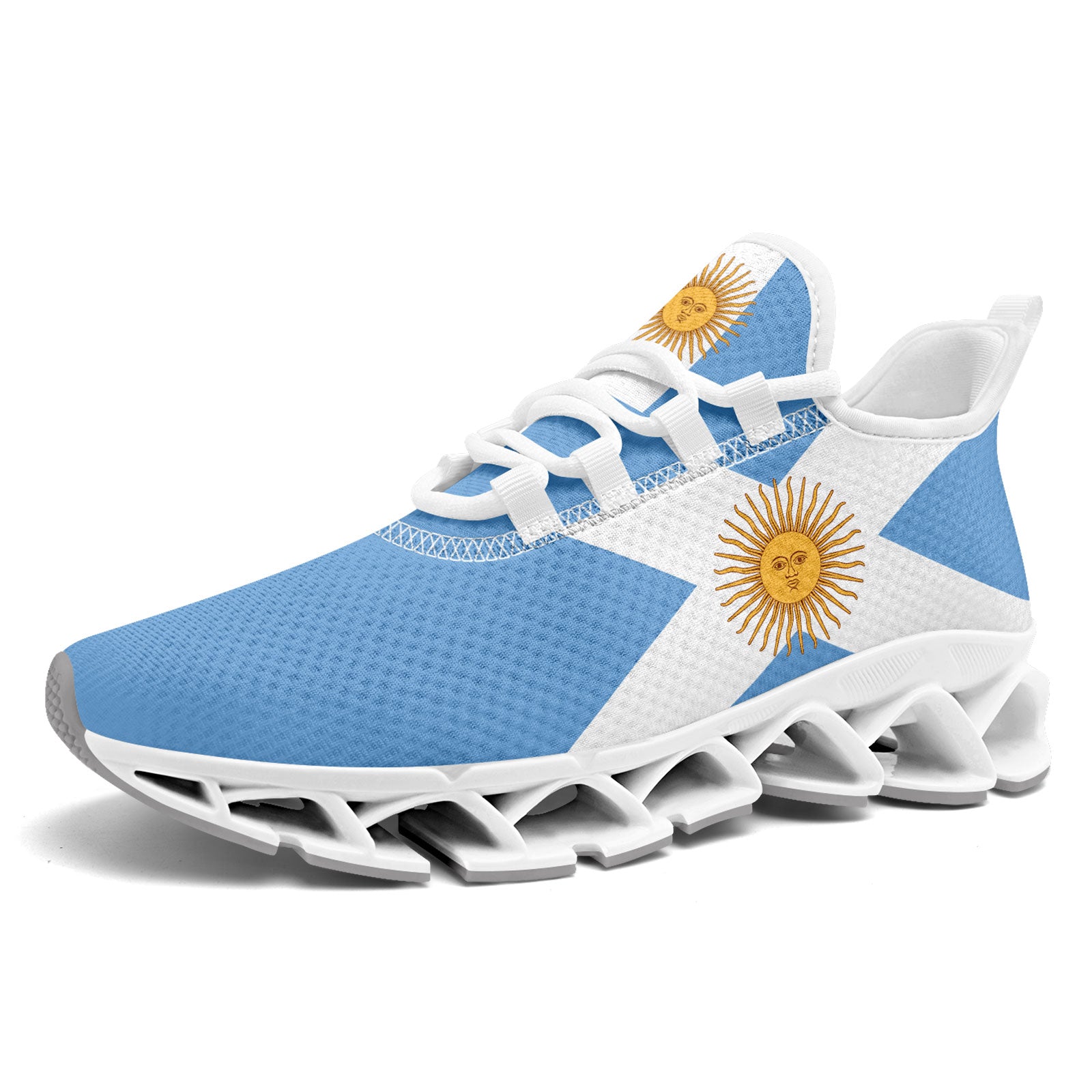Custom 2026 World Cup Argentina Sneakers DIY Country Flag Running Shoes Lightweight Sport Shoes Gift for Football Fans Personalized Team Name and Logo FN003XD-F027046-3