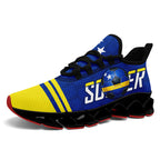 Custom Curaçao 2026 World Cup Sneakers DIY Country Flag Running Shoes Lightweight Sport Shoes Gift for Football Fans Personalized Team Name and Logo FN003XD-F009091-3