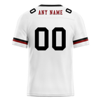 Custom White Black Classic Style Personalized Authentic Football Jersey FBJ02-bd0a700b