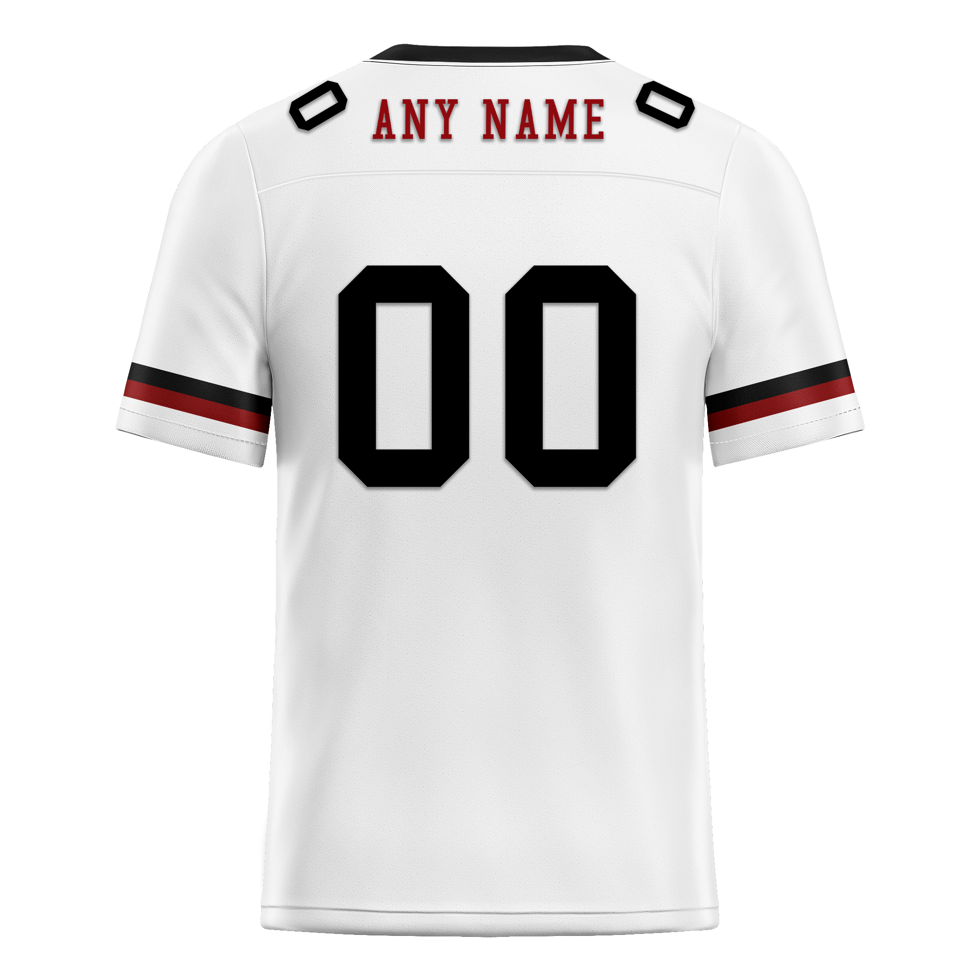 Custom White Black Classic Style Personalized Authentic Football Jersey FBJ02-bd0a700b