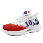 Custom South Korea 2026 World Cup Sneakers DIY Country Flag Running Shoes Lightweight Sport Shoes Gift for Football Fans Personalized Team Name and Logo FN079-F009056-3