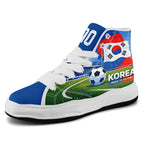Custom South Korea 2026 World Cup Sneakers DIY Country Flag Running Shoes Lightweight Sport Shoes Gift for Football Fans Personalized Team Name and Logo FN039-F009106-4