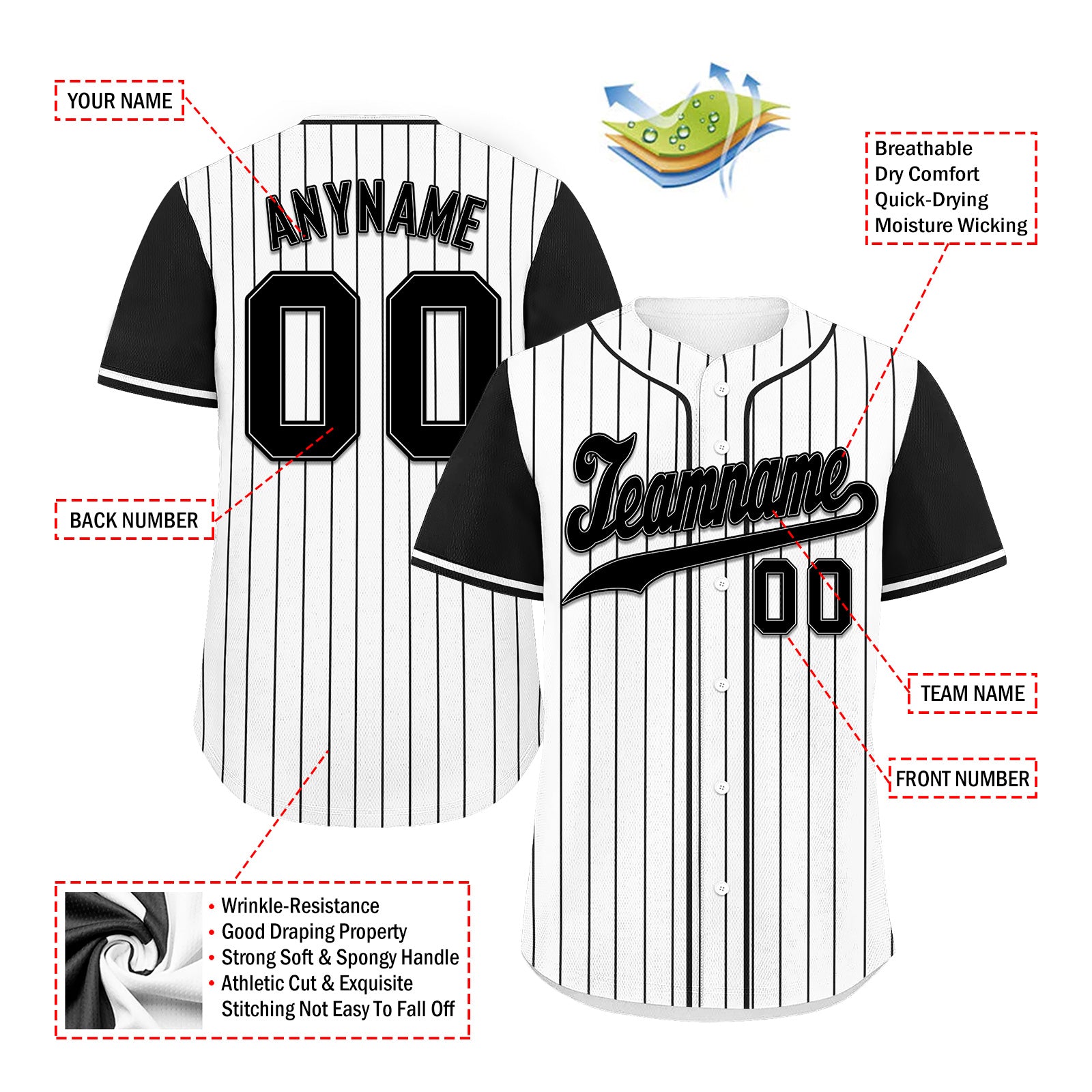 Custom Vintage Personalized Authentic Baseball Jersey BSBJ01-E025021-2