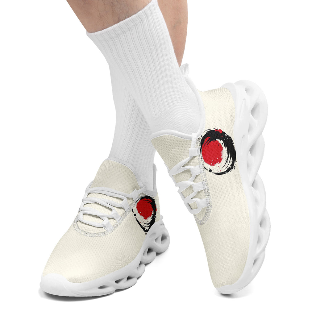 Custom Japan 2026 World Cup Sneakers DIY Country Flag Running Shoes Lightweight Sport Shoes Gift for Football Fans Personalized Team Name and Logo FN003-F025044-6