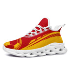 Custom Spain 2026 World Cup Sneakers DIY Country Flag Running Shoes Lightweight Sport Shoes Gift for Football Fans Personalized Team Name and Logo FN003-F025036-6